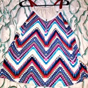 Chevron Striped Tank Top